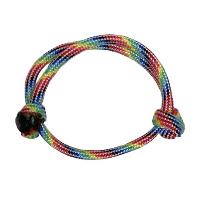 pulsera surf rayas claras | pulsera infantil ajustable hecha a mano