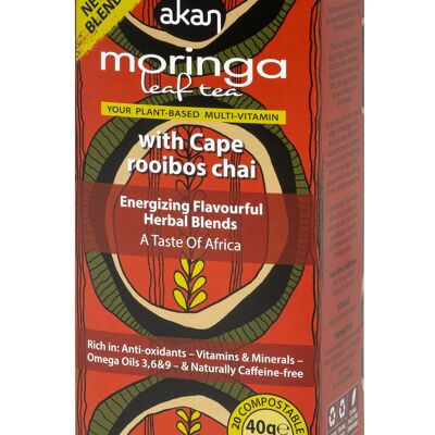 Moringa, té chai de Cabo Rooibos (40 g/1,4 oz)