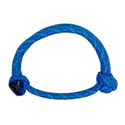 braccialetto da surf ciano scuro e dna blu grecia | braccialetto per bambini regolabile fatto a mano