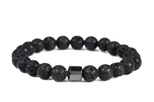 Bracelet Diffuseur Huile Essentielle - Pierre de Lave