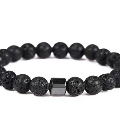 Bracelet Diffuseur Huile Essentielle - Pierre de Lave