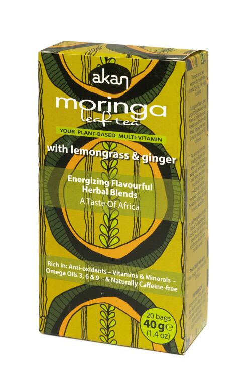 Moringa, Lemongrass & Ginger Tea (40g/1.4oz)