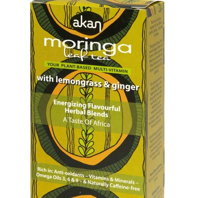 Moringa-, Zitronengras- und Ingwertee (40 g)