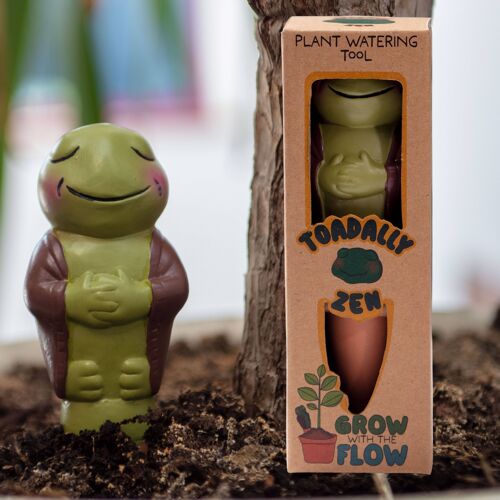 Grow with the Flow Toad - Terracotta Watering Spikes