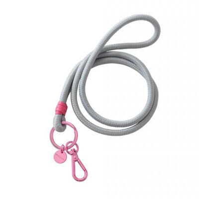 Metropolitan Neo Lanyard, flannel/pink, mit Karabiner