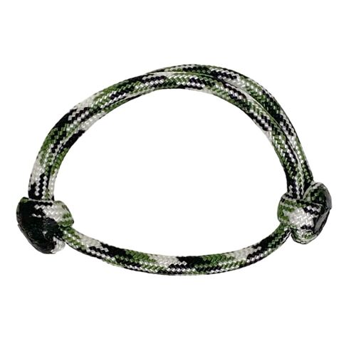 surf bracelet camo green white | handmade adjustable children's bracelet