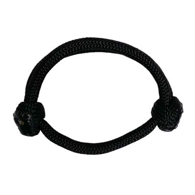 surf bracelet simple black | handmade adjustable children's bracelet