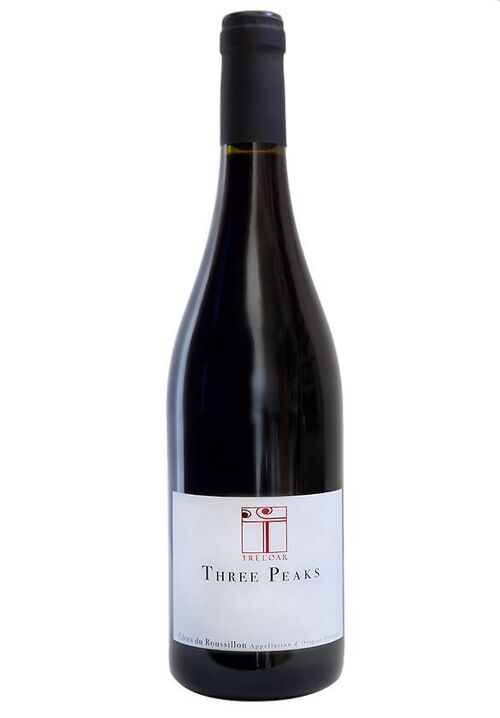 Vin rouge Three Peaks ( 3 Pics) Cotes du Roussillon Villages Syrah, Granache, Mourvedre 2018