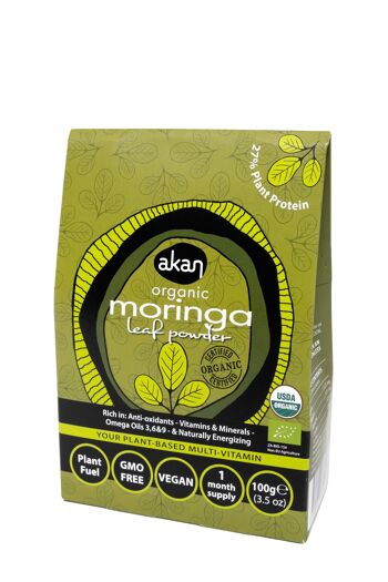 Poudre de Moringa biologique 100 g (3,5 oz) 1