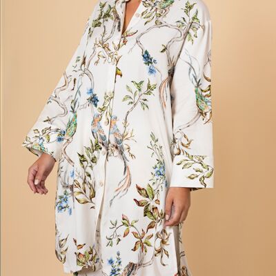 Birdie Lyocell Maxi oversize shirt with vents