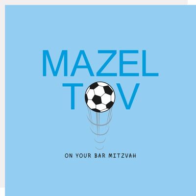 Scheda di calcio del Bar Mitzvah