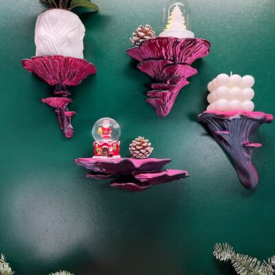 Set de regalo con estante de pared navideño: perfecto como set de regalo para decoración de pared