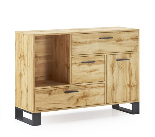 Mueble auxiliar rustico modular