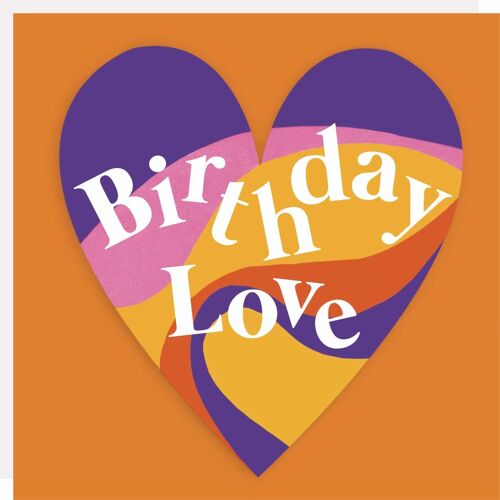 Birthday Love Greetings Card