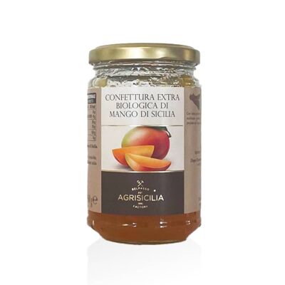 Sizilianische Bio-Mango-Extra-Marmelade