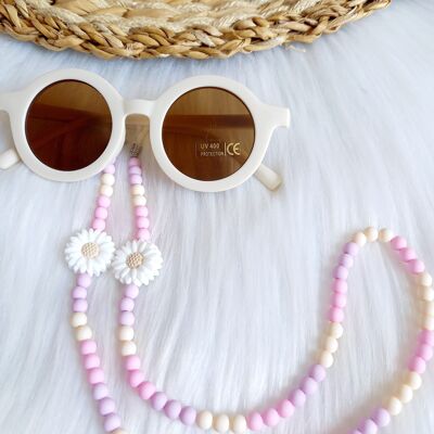 Cordón para gafas Madelief rosa/lila