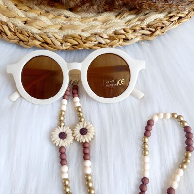 Sunglasses cord Madelief brown/gold