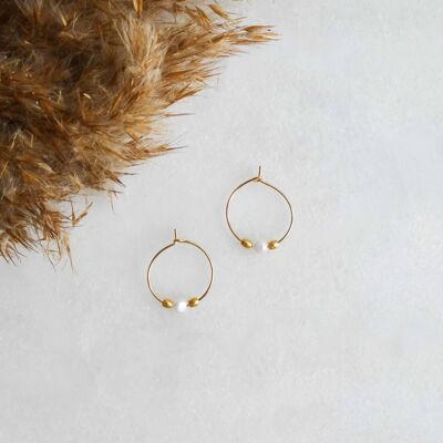 Emy hoop earrings