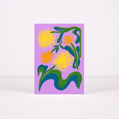 Sun Flowers Card