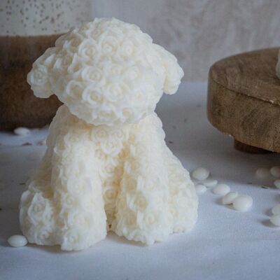 Decorative scented candle - Puppy dog ​​candle - Gift candle - Animal candle