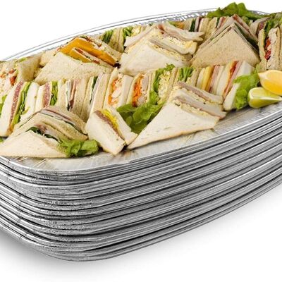 20 Foil Serving Party Trays