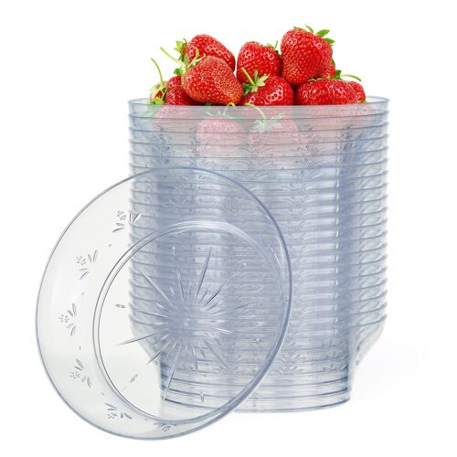 20 Clear Multi-Use Bowls (13cm)