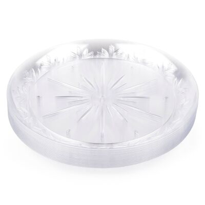 20 Multi-Use Plastic Serving Plates