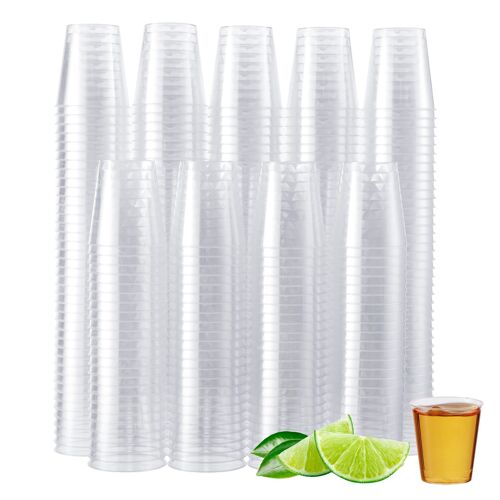 Multi-use Plastic Shot Party Glasses (30ml)