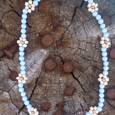 Daisy Children's Necklace Icy blue