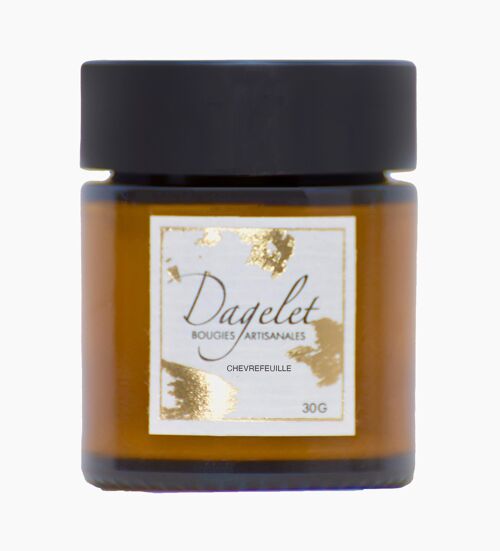 Bougie parfumée au chèvrefeuille - 30 Gr -