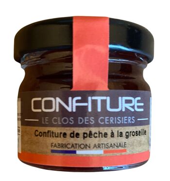 Confiture Extra de Pêche à la Groseille