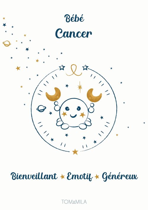 AFFICHE BÉBÉ CANCER