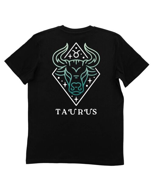 T-shirt Taurus  - Tee shirt Signe Zodiaque - Face  et Dos
