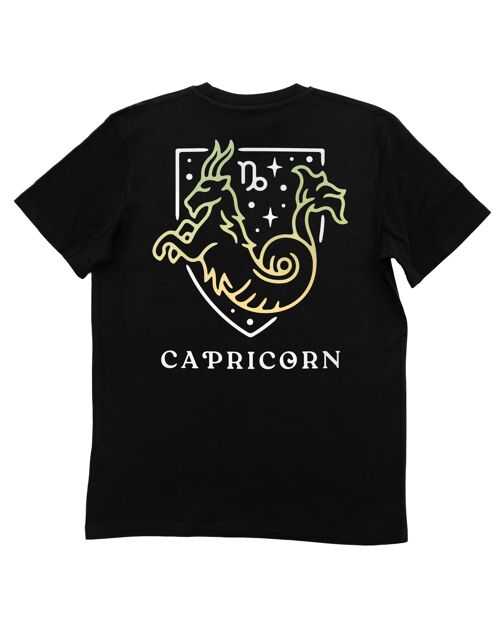 Tee shirt Capricorn - Tshirt Signe Astrologique - Coeur Dos