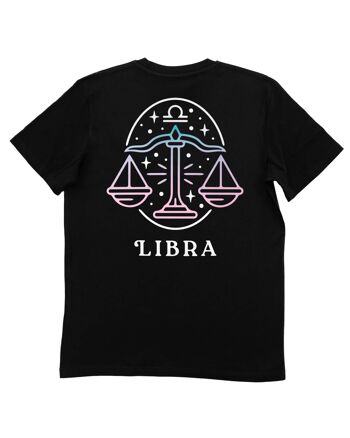 Tee shirt Libra  - T-shirt Signe Zodiacal - Face  + Dos 1