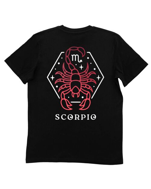Tee shirt Scorpio - T-shirt Signe Astrologique - Coeur + Dos