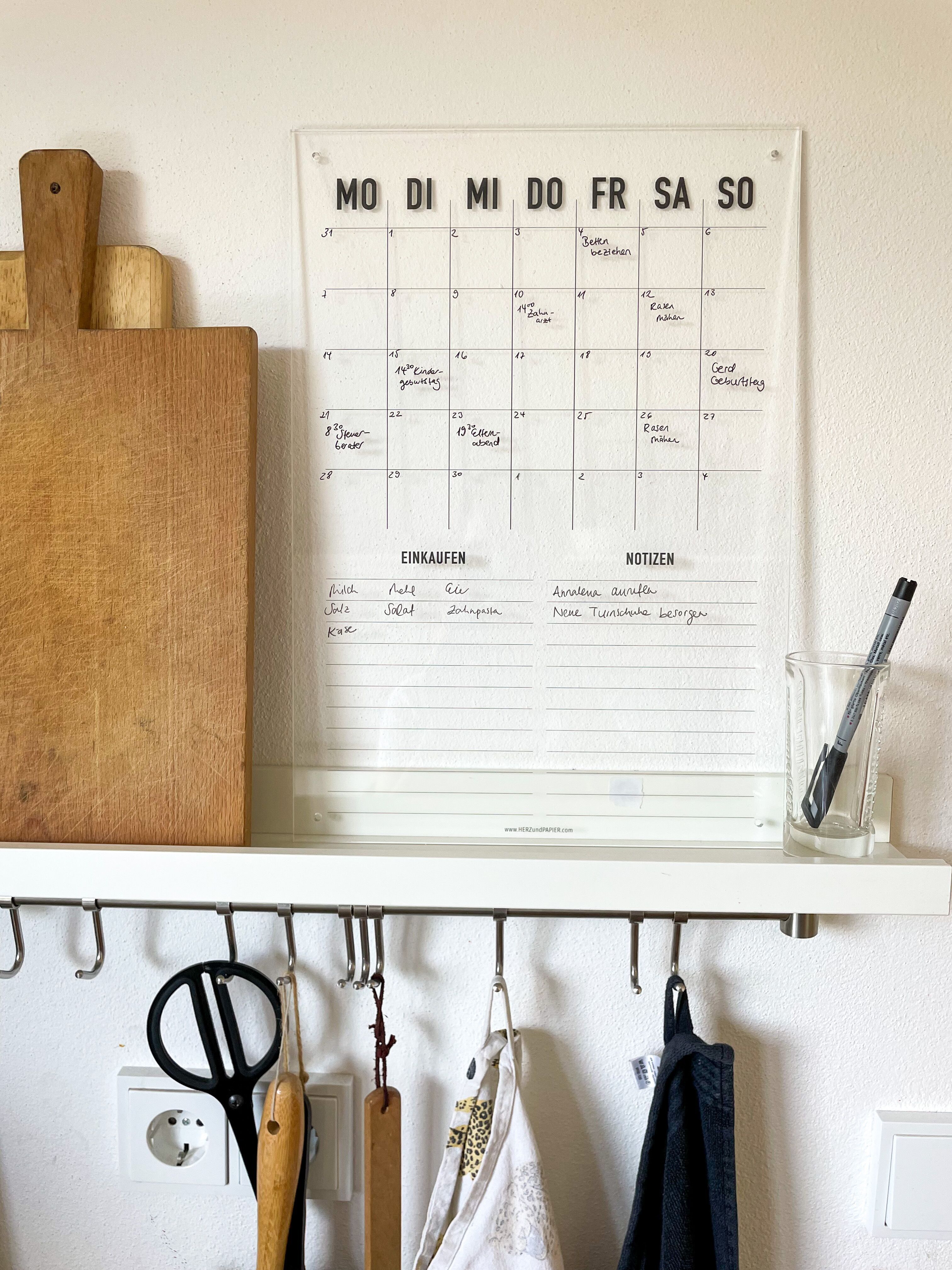 AGENDA SETTIMANALE MENSILE O FAMILIARE / Pianificatore / Organizzatore / Calendario