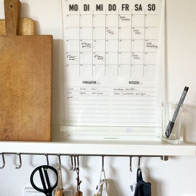 MONTHLY OR FAMILY WEEKLY PLANNER / Planner / Organizer / Calendar