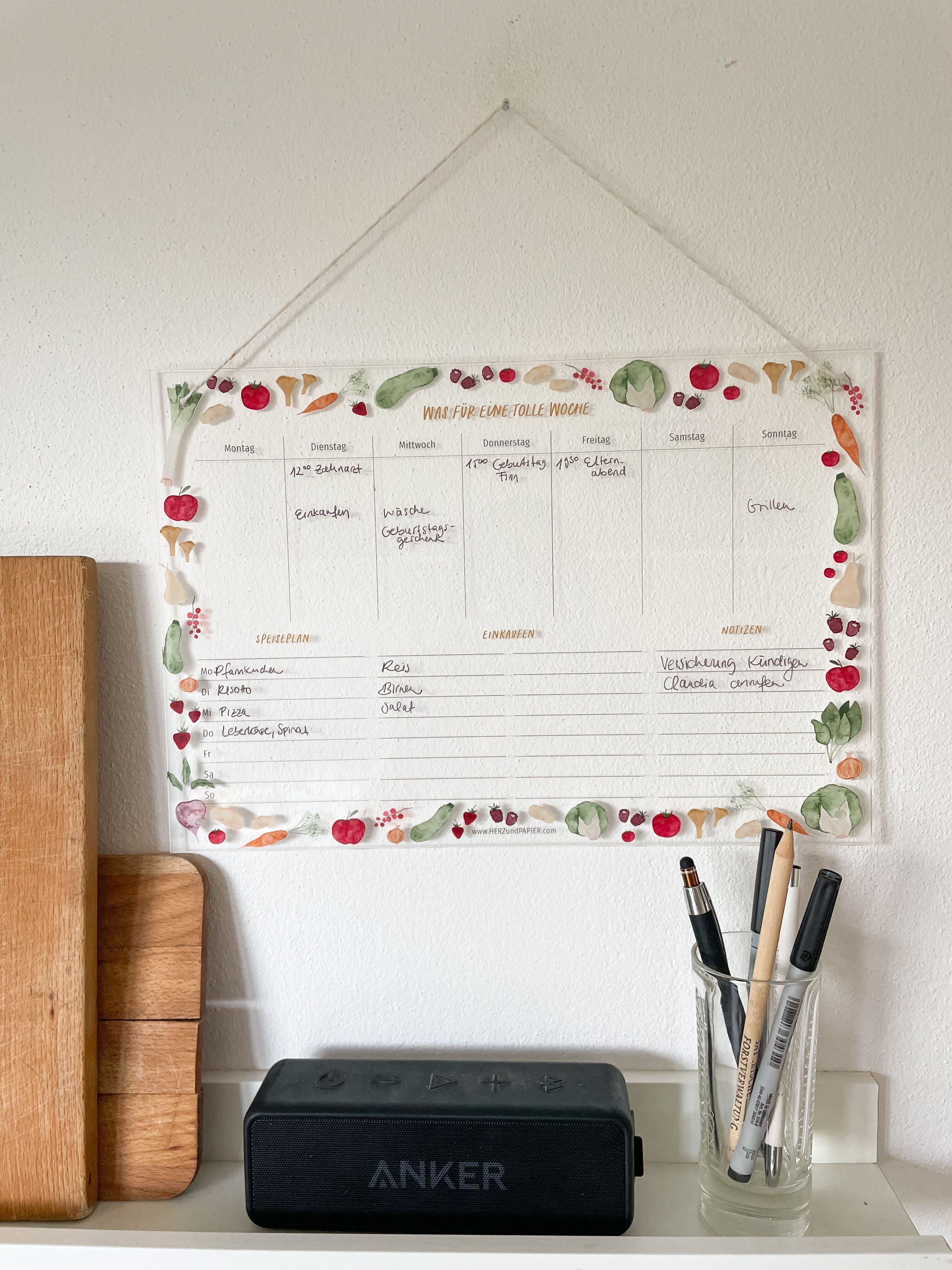 WEEKLY PLANNER “FRUITS & VEGETABLES”