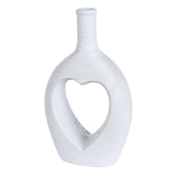 Vase trou coeur "Amour" H.29cm 1