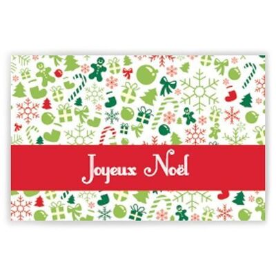 Joyeux noël x 10 cartes - Cartes de vœux