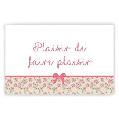 Plaisir d'offrir x 10 cartes - Cartes de vœux