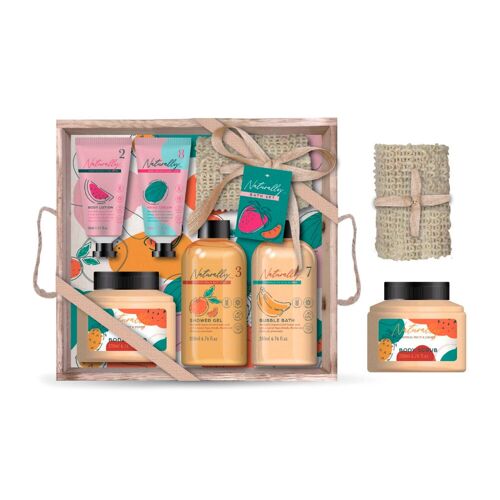 Naturally -Coffret Cadeau Bain - Plateau