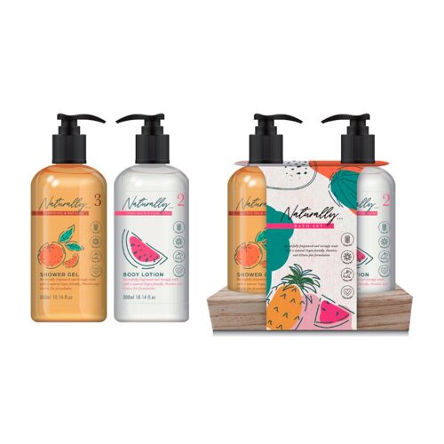 Naturally -Coffret Cadeau Bain - duo