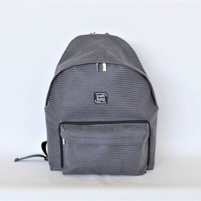 NF-BP “PIETRO” GRAY STRIPED BACKPACK