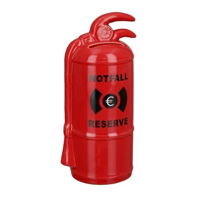 “Fire extinguisher” money box