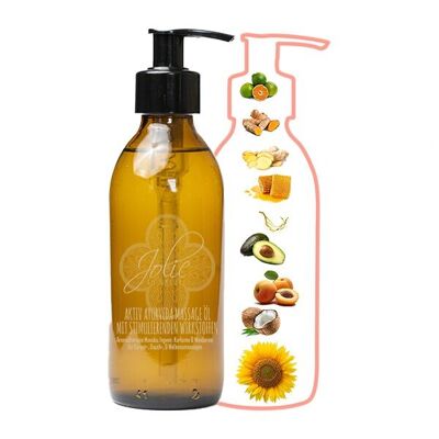 Active Ayurveda massage oil | Manuka honey | Turmeric | Aromatherapy