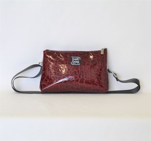 SHOULDER BAG MINI “VANDINA” ROSSO LACCATO