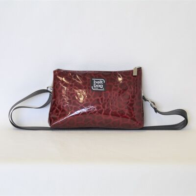 SHOULDER BAG MINI “VANDINA” ROSSO LACCATO