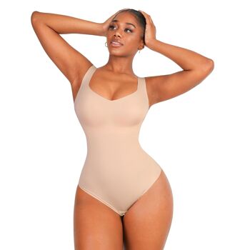 Body Shapewear sans couture - Noir et Nude 8